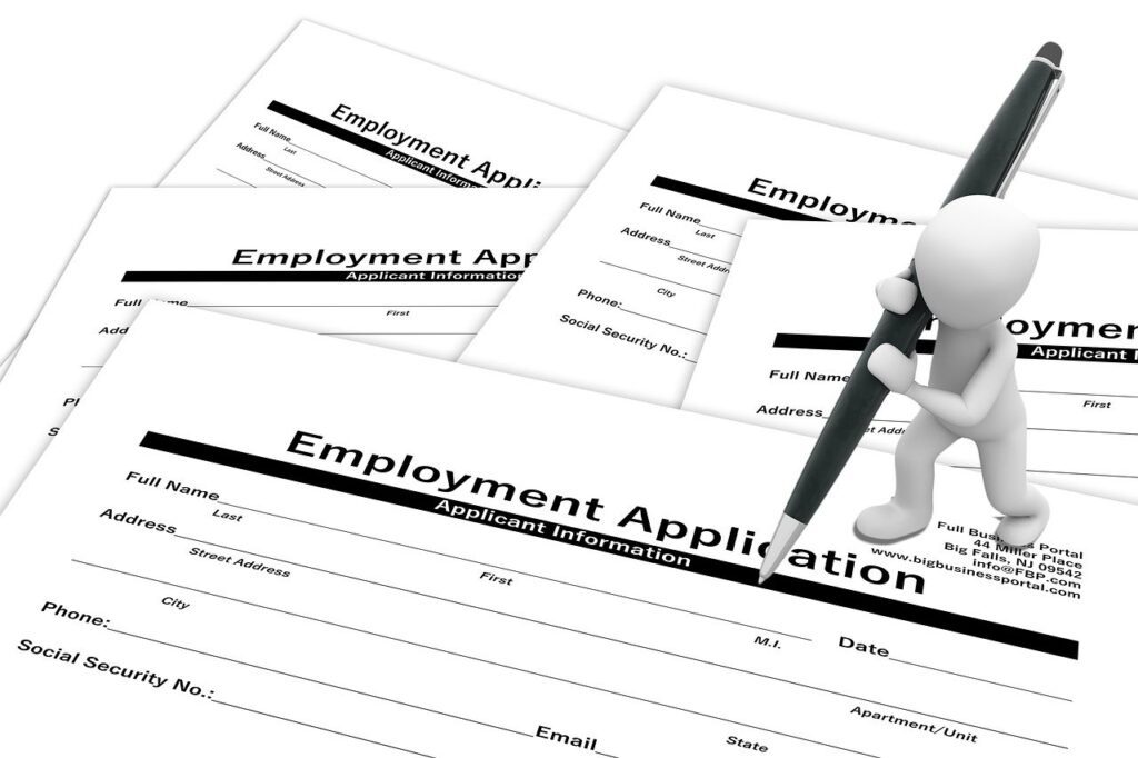 como llenar un formulario de trabajo